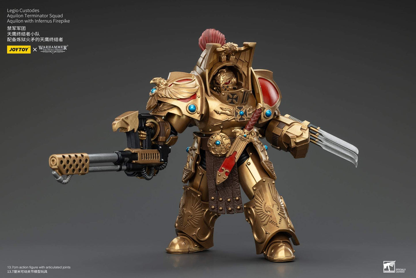 (Deposit) Legio Custodes Aquilon Terminator Squad - Warhammer"The Horus Heresy" Action Figure By JOYTOY