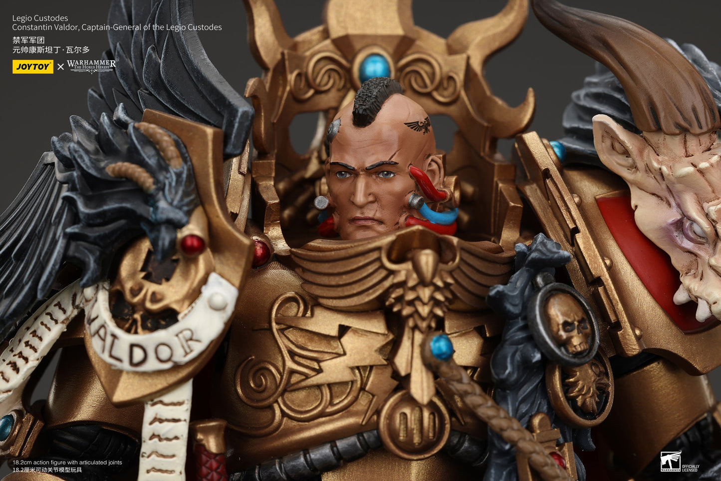 (Deposit) Captain-General of the Legio Custodes- Warhammer "The Horus Heresy" 1/18 Action Figure By JOYTOY