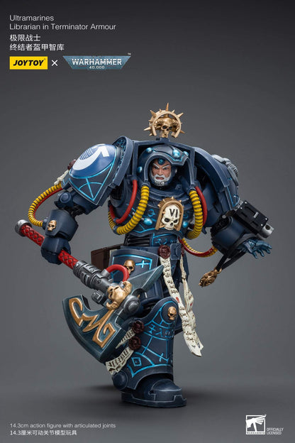 Ultramarines Librarian in Terminator Armour- Warhammer 40K Action Figure By JOYTOY