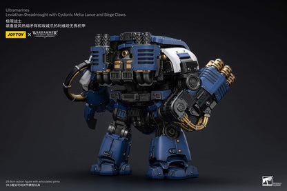 Ultramarines Leviathan Dreadnought with Cyclonic Melta Lance And Siege Claws - Warhammer "The Horus Heresy" Action Figure By JOYTOY