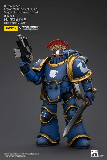 Ultramarines Legion MKIII Tactical Squad Full Set - Warhammer "The Horus Heresy" Action Figure By JOYTOY