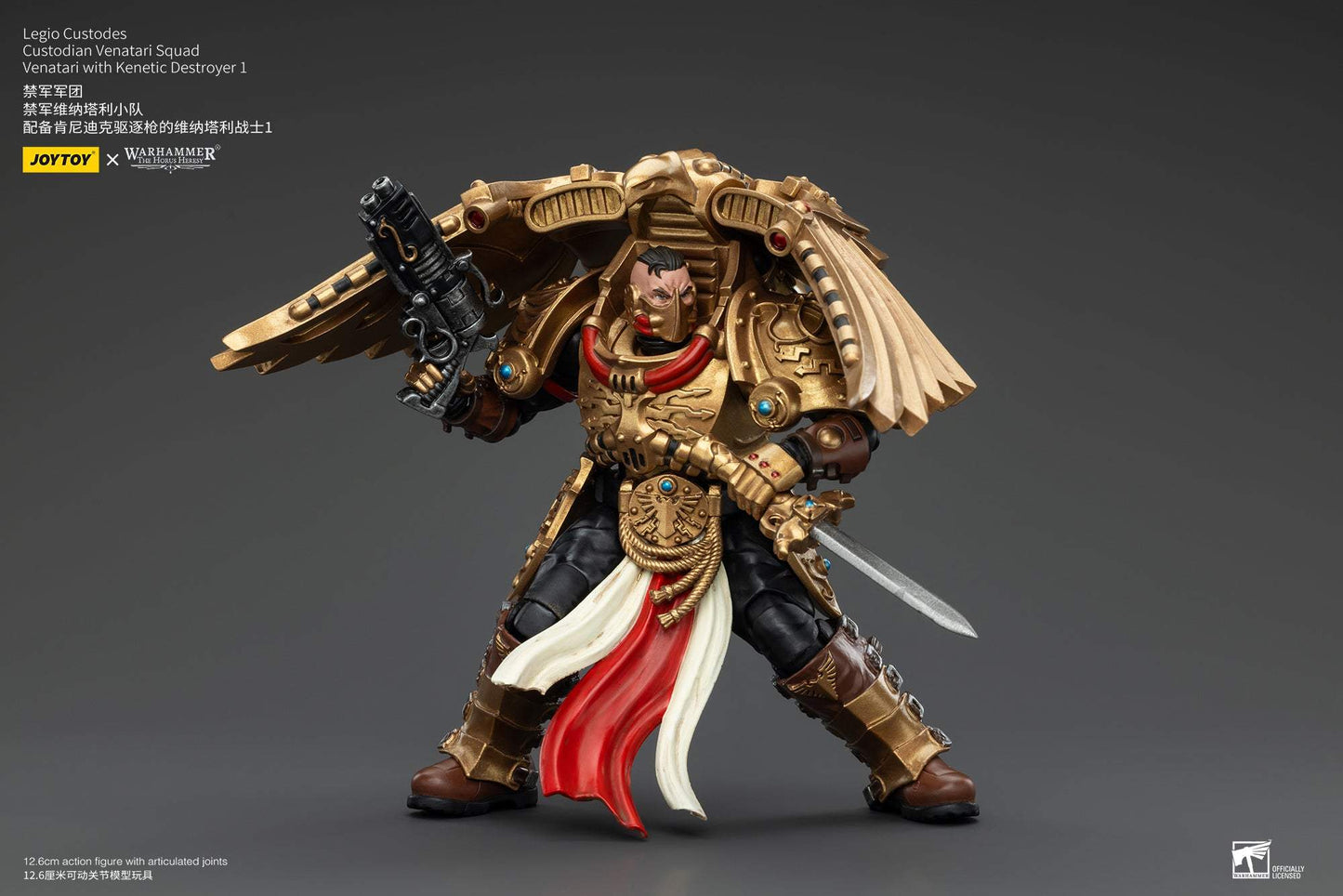 (Deposit) Legio Custodes Custodian Venatari Squad - Warhammer "The Horus Heresy" Action Figure By JOYTOY