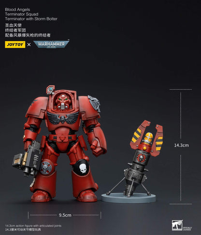 Blood Angels Terminator Squad Terminator with Storm Bolter  - Warhammer 40K Action Figure By JOYTOY