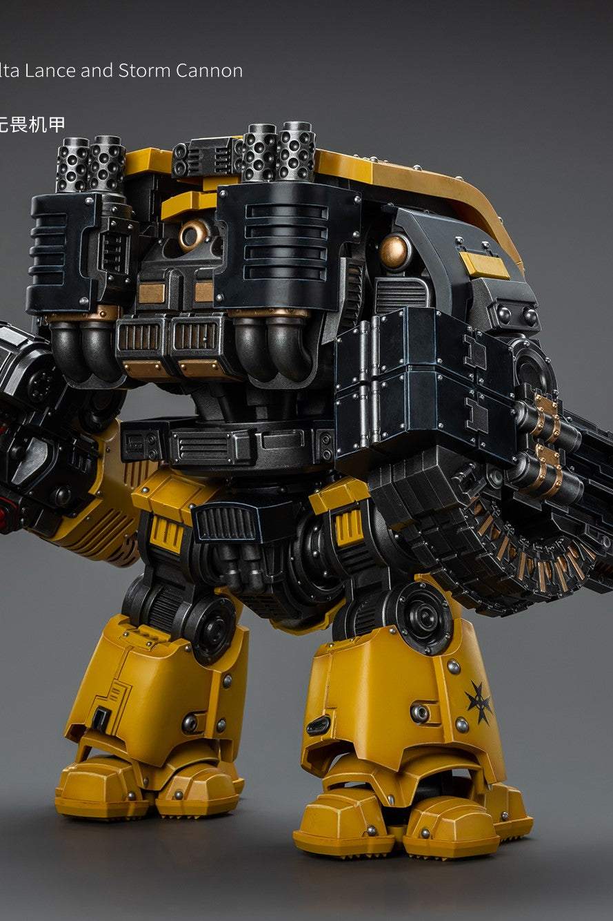 Imperial Fists Leviathan Dreadnought with Cyclonic Melta Lance and Storm Cannon - Warhammer The Horus Heresy Action Figure By JOYTOY