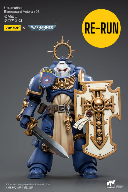 Ultramarines Bladeguard Veteran 03 - Warhammer 40K Action Figure By JOYTOY