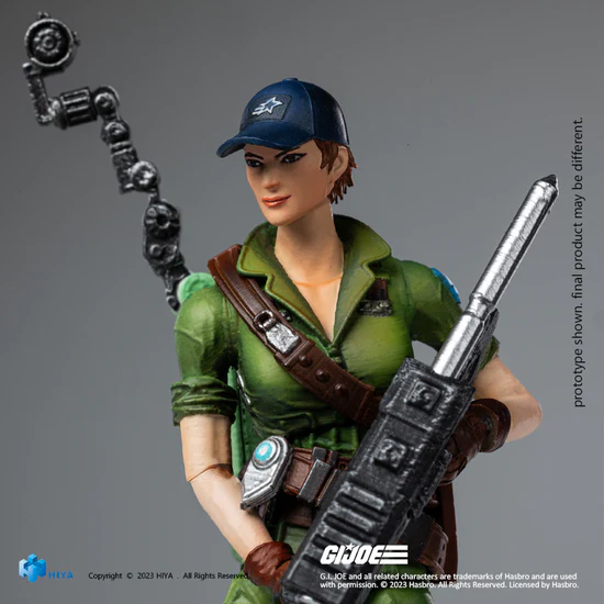 G.I.JOE Lady Jaye Exquisite Mini Series 1/18 Scale - Action Figure By HIYA Toys