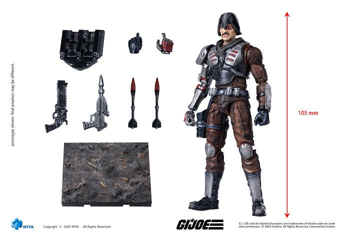 G.I.Joe Major Bludd Exquisite Mini Series 1/18 Scale - Action Figure By HIYA Toys