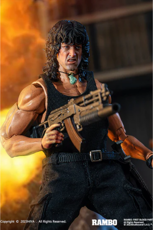 Rambo First Blood Part III Exquisite Mini Series 1/12 Scale - Action Figure By HIYA Toys