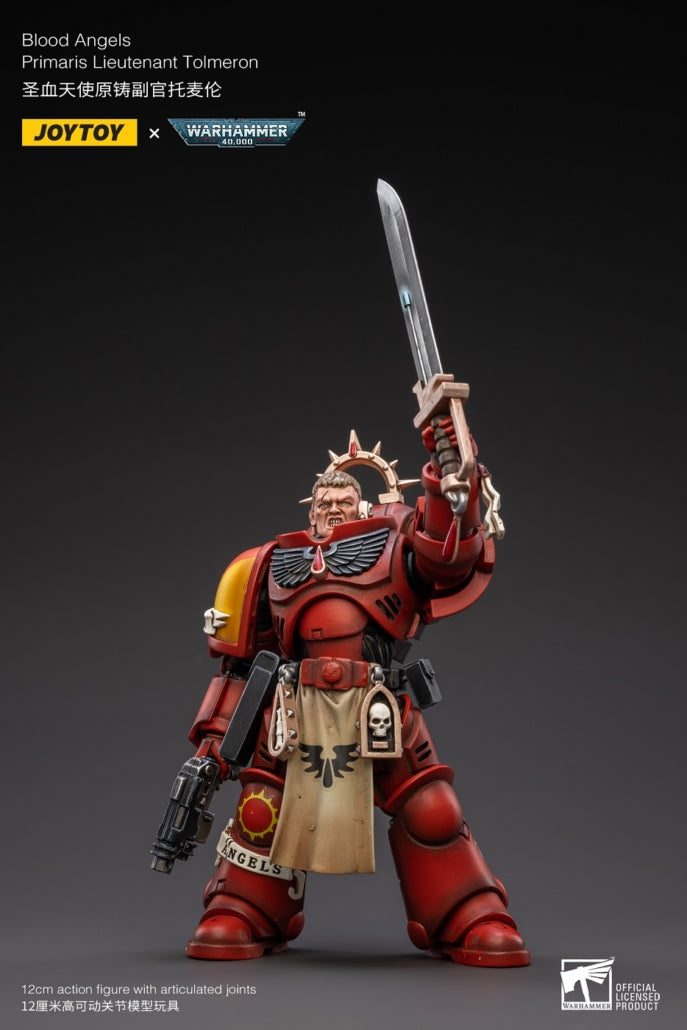 Blood Angels Primaris Lieutenant Tolmeron - Warhammer 40K Action Figure By JOYTOY