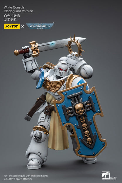 White Consuls Bladeguard Veteran - Warhammer 40K Action Figure By JOYTOY