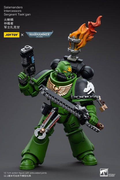 Salamanders Intercessors Sergeant Tsek'gan - Warhammer 40K Action Figure By JOYTOY
