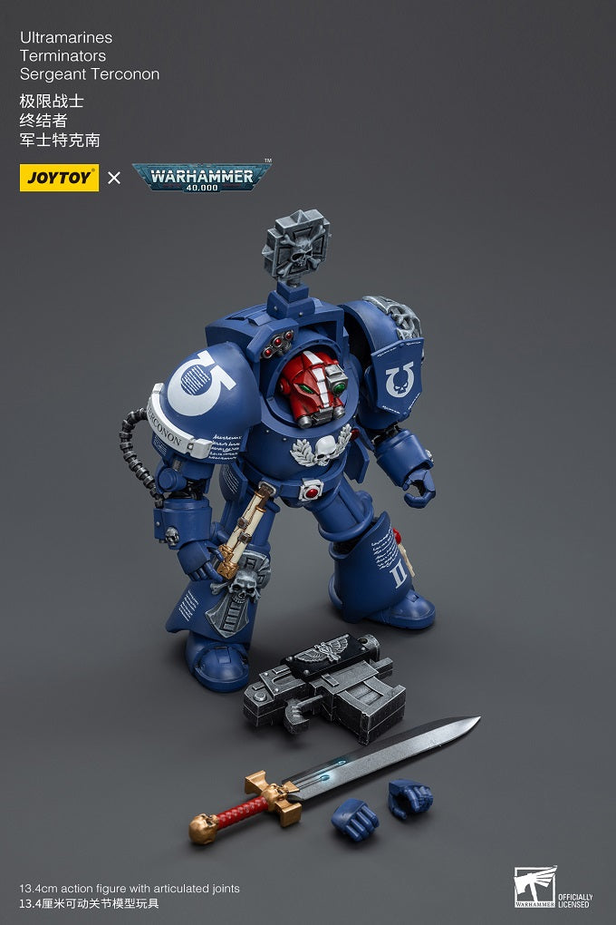 Ultramarines Terminators Sergeant Terconon - Warhammer 40K Action Figure By JOYTOY