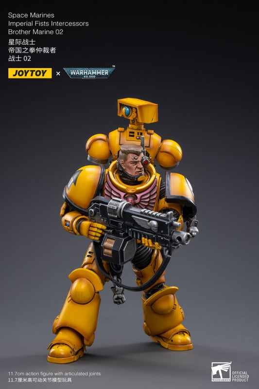 Imperiar Fists Intercessors Brother Marine 02 - Warhammer 40K Action Figure By JOYTOY