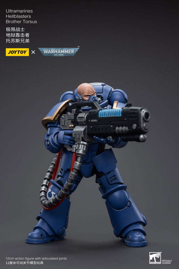 Ultramarines Hellblasters Brother Torsus - Warhammer 40K Action Figure By JOYTOY