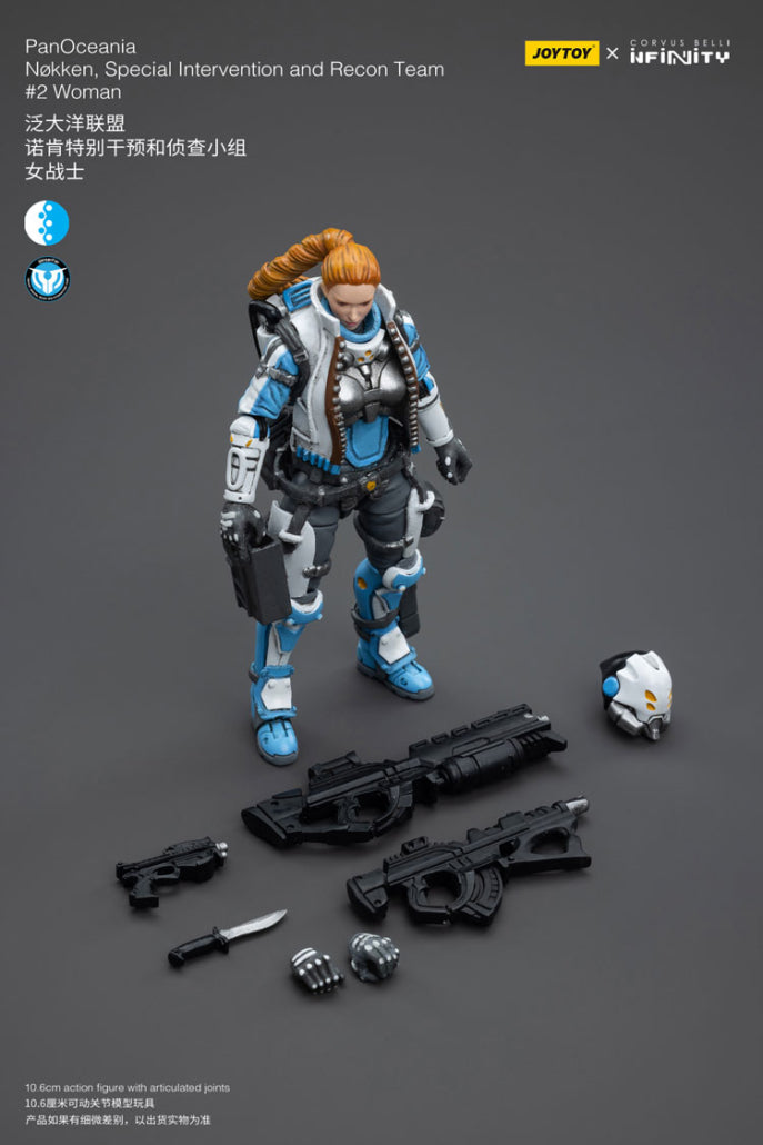 PanOceania Nokken Special Intervention and Recon Team#2Woman - Action Figure By JOYTOY