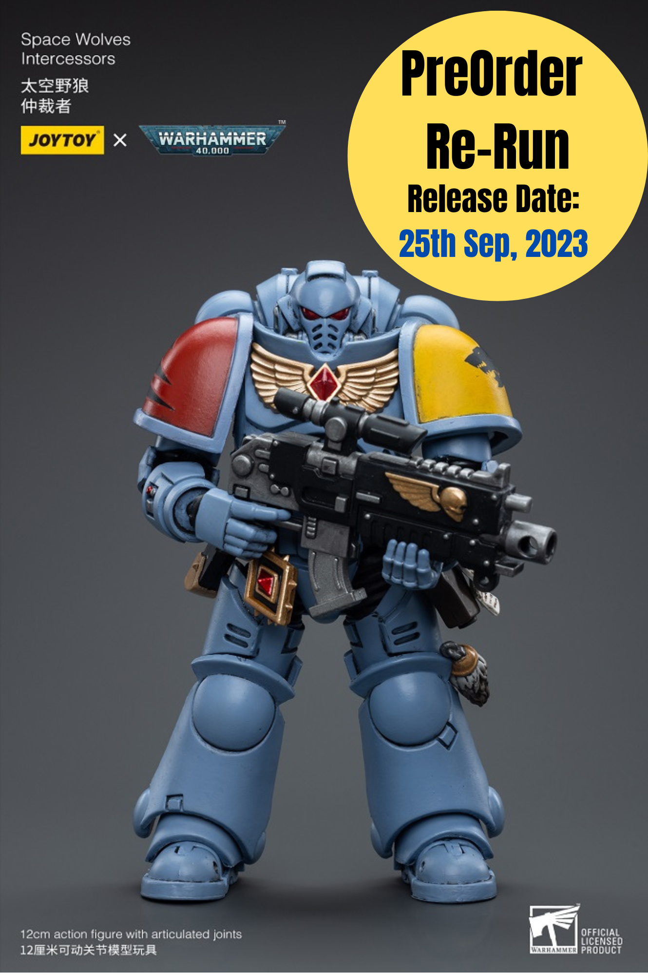 Space Wolves Intercessors - Warhammer 40K Action Figure By JOYTOY