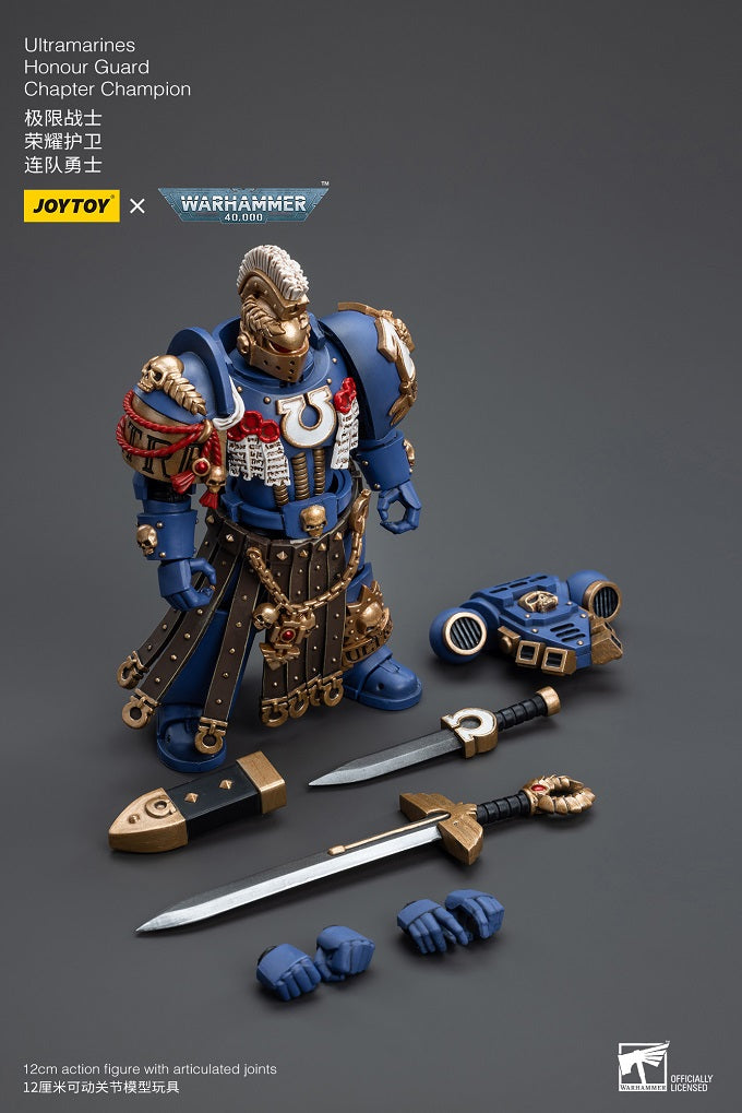 Ultramarines Honour Guard Chapter Champion - Warhammer 40K Action Figure By JOYTOY