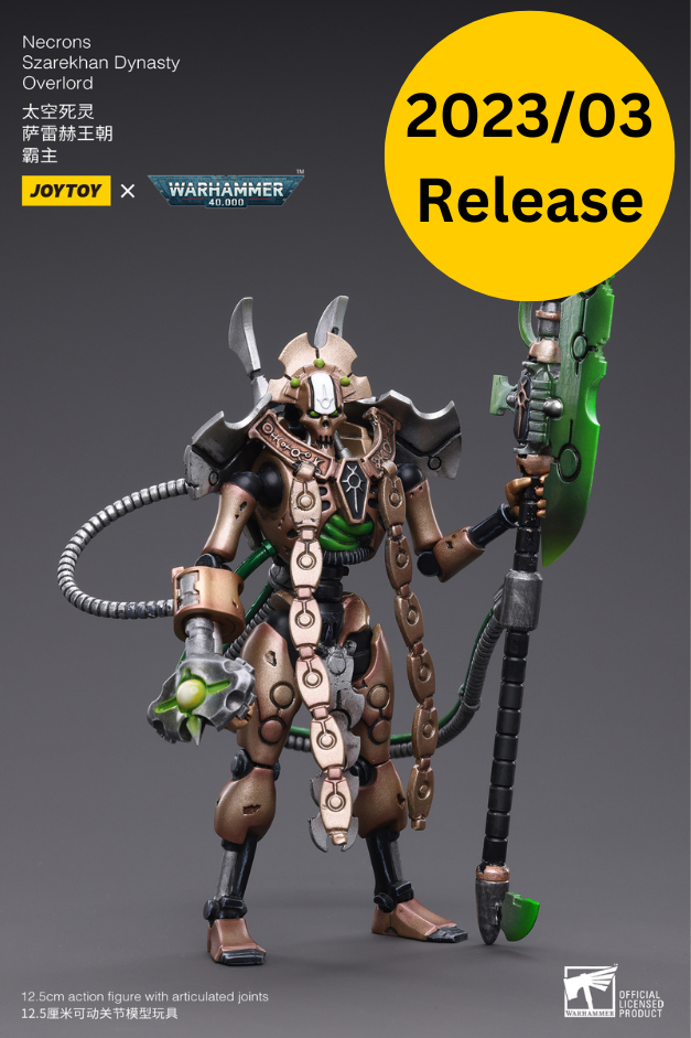 Necrons Szarekhan Dynasty Overlord - Warhammer 40K Action Figure By JOYTOY