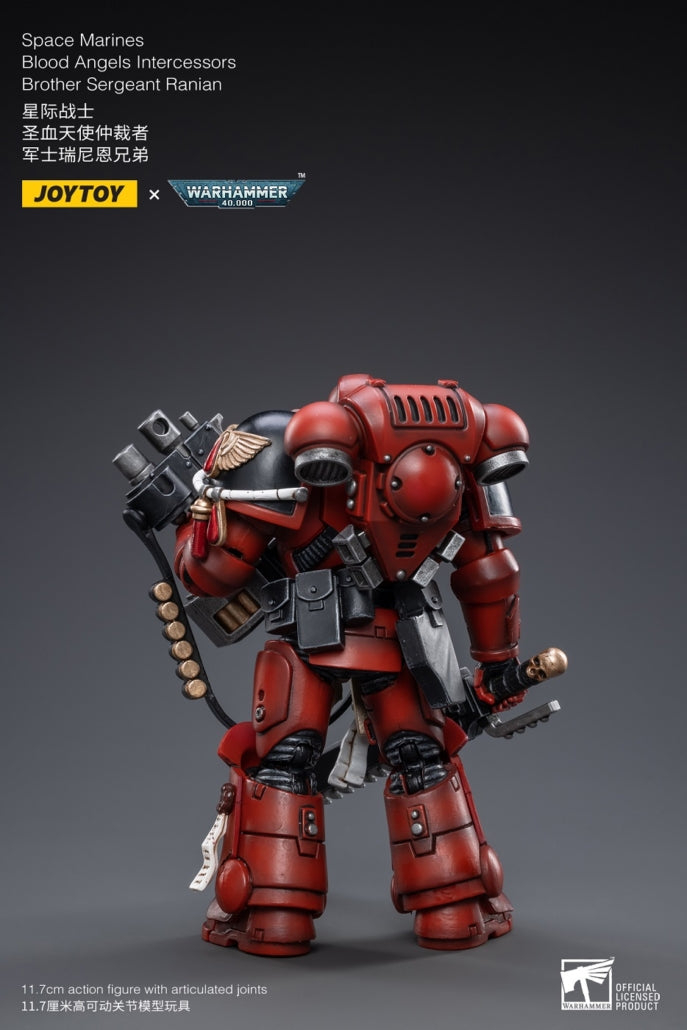 Blood Angels Intercessors Brother Sergeant Ranian - Warhammer 40K Action Figure By JOYTOY