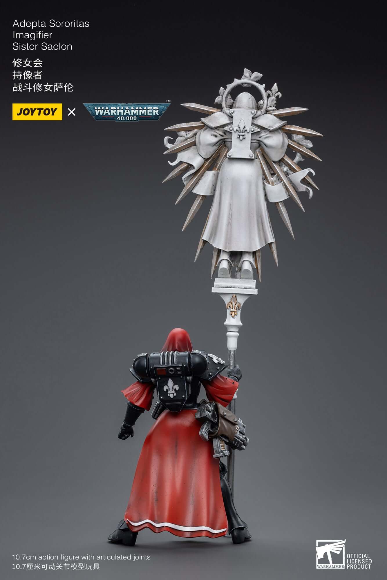 Adepta Sororitas lmagifier Sister Saelon - Warhammer 40K Action Figure By JOYTOY